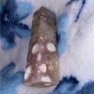 Druzy Pink Amethyst with Quartz Tower